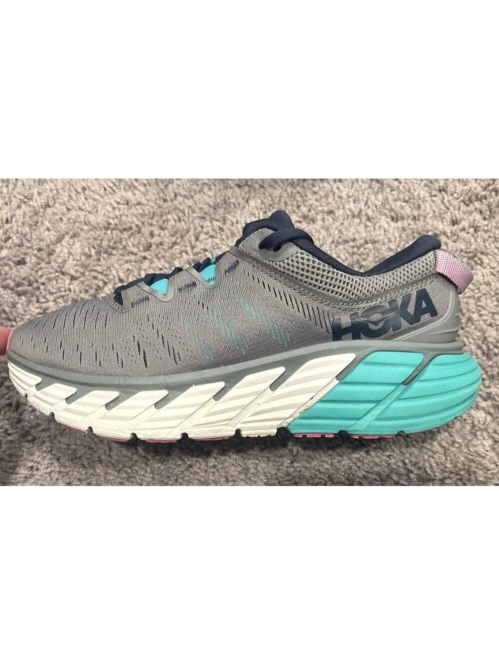 Hoka One One Women’s Gaviota 3 Low Top Lace-Up Mesh Sneakers size 7 B